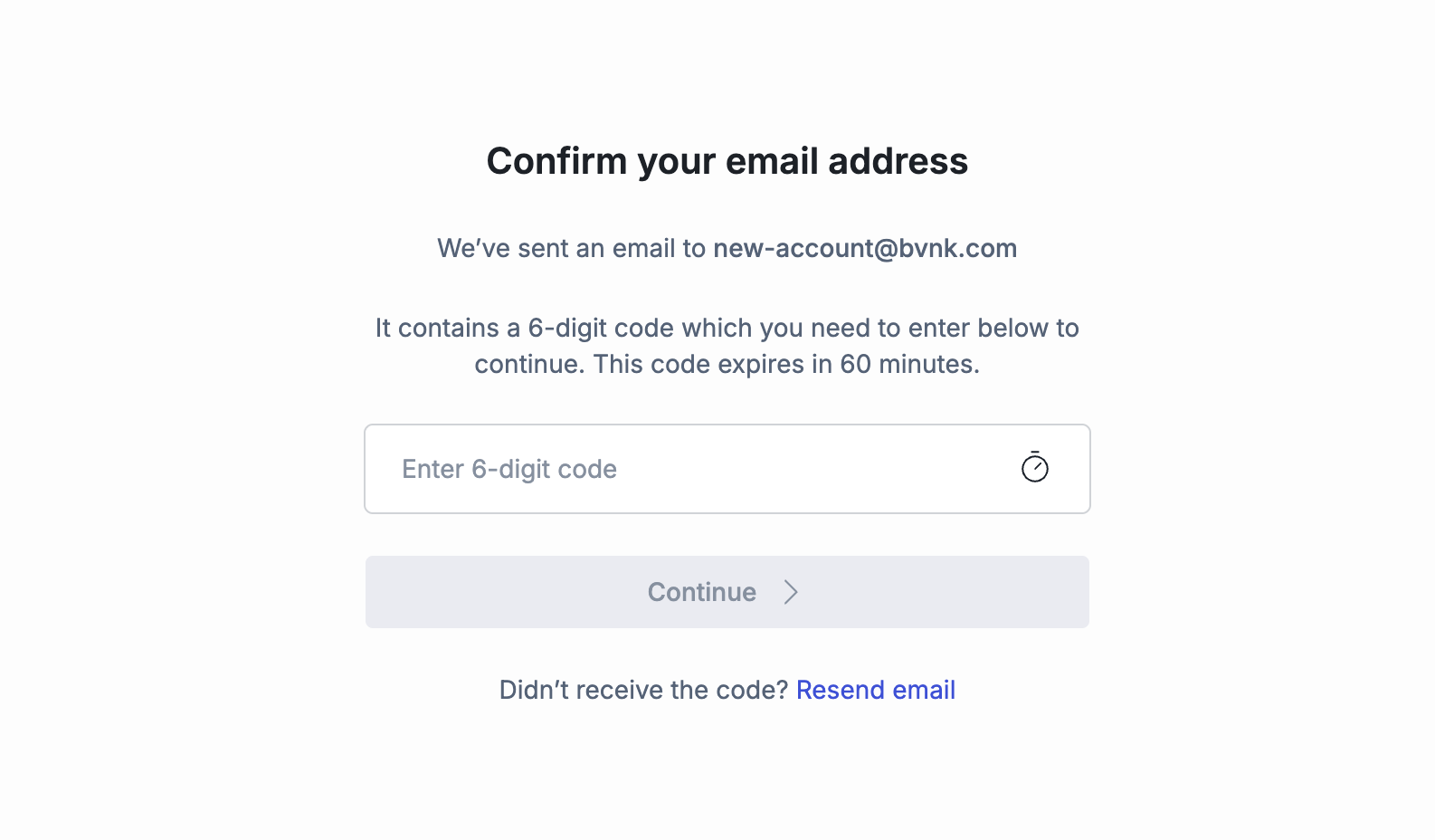 Email Verification